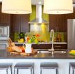 厨房橱柜颜色搭配装修效果图欣赏