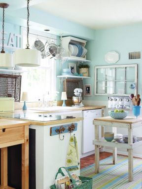 小户型设计厨房橱柜颜色搭配