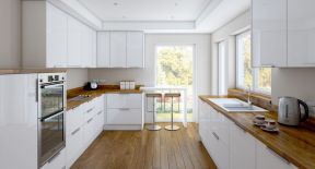 现代家装室内厨房橱柜颜色搭配