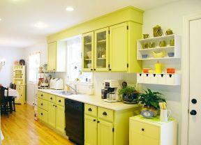 厨房橱柜颜色搭配 