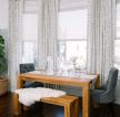家装餐厅窗帘设计效果图片