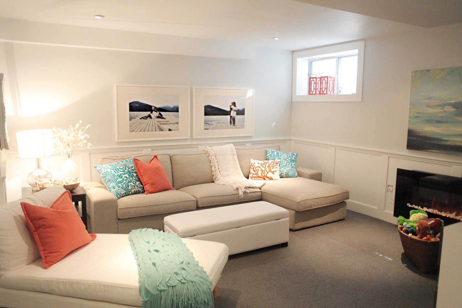 小客厅设计转角沙发装修效果图片