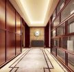 新中式元素玄关柜设计图片