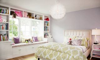 10平米欧式田园风格儿童卧室家装效果图