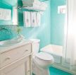 蓝色卫生间墙面瓷砖颜色效果图