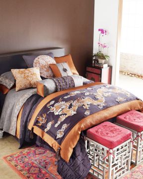 中式田园风格卧室装修效果图 家居中式元素
