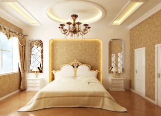 欧洲简约风格家居卧室设计图