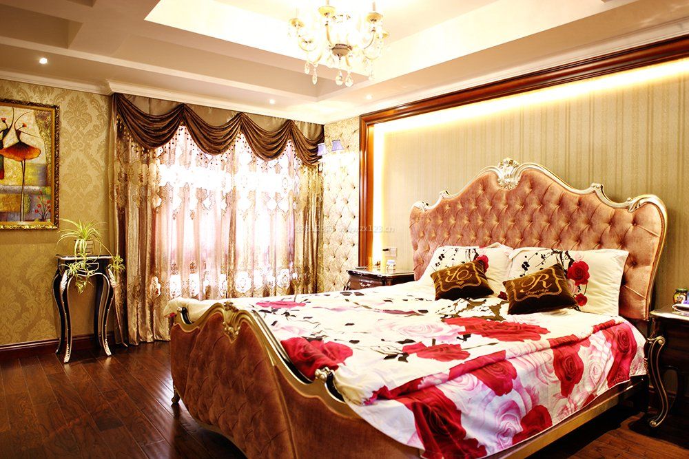 欧式家具古典床装修效果图片