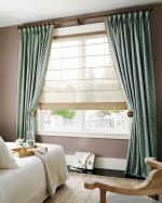 家居风水欧式卧室窗帘装修效果图片