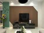 小户型客厅现代简约电视墙装修效果图
