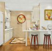 现代欧式简约风格厨房小吧台设计效果图