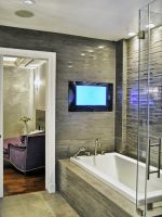 浴室瓷砖电视背景墙装修设计效果图片大全