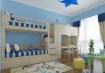 蓝色地中海风格小卧室儿童房装修