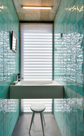 房屋卫生间 卫生间瓷砖颜色装修效果图片