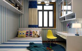 现代简约风格样板 儿童房装饰图
