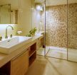 小户型卫浴马赛克瓷砖设计 