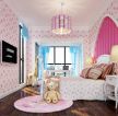 儿童房间粉色墙面装修效果图大全2023图片
