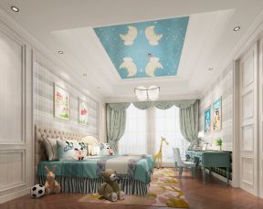儿童房间装修效果图大全2020图片 吊顶壁纸装修效果图片
