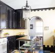 美式古典风格小厨房装修效果图大全2023图片 