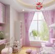 粉紫色女生卧室家居摆设装修效果图