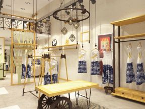 服装店装修效果图大全2020图片 个性服装店装修