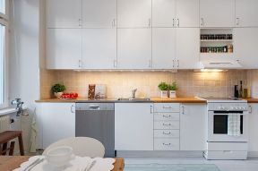 小厨房装修效果图大全2020图片 小户型北欧风格