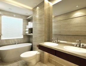 现代室内家装4平米的卫生间效果图