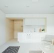 95平米房屋白色小厨房装修效果图 
