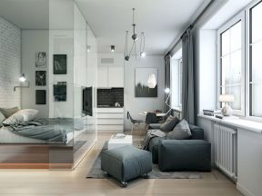 95平米房屋现代卧室装修效果图