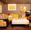 小户型客厅沙发颜色搭配装修效果图大全2023图片