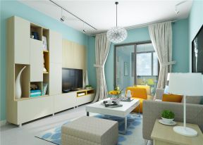 小户型客厅装修效果图大全2020图片 原木色家具