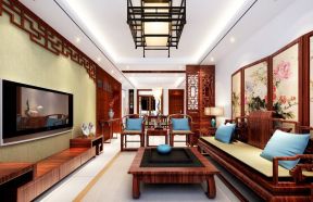 新中式风格装饰元素 客厅实木家具