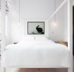 60平米小户型白色卧室装修效果图欣赏