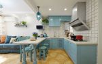 地中海风格家庭厨房装修效果图大全2023图片 
