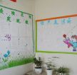 教室文化墙简约风格布置图片 