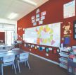 幼儿园教室装修设计文化墙布置图片