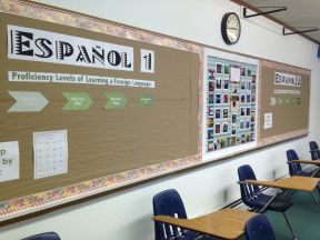 国外教室文化墙布置图片 