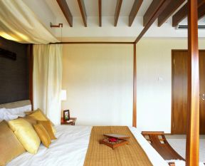 东南亚风格别墅 2020卧室吊顶效果图