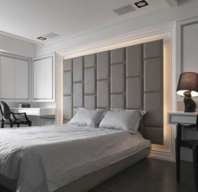 卧室软包床头背景墙装修图片大全-每日推荐