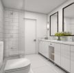 北欧风格家居设计小卫生间瓷砖效果图 