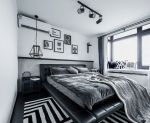 70平方房子黑白时尚设计家居图片欣赏 