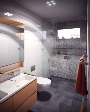 小卫生间整体浴室瓷砖效果图片