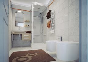 小卫生间瓷砖效果图 简欧式卫生间