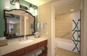 小卫生间瓷砖效果图 小浴室