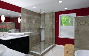 小卫生间瓷砖效果图 整体淋浴房