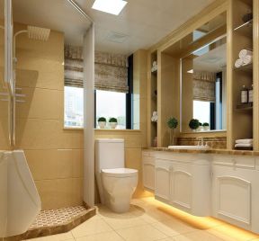 浴室墙面瓷砖装修效果图