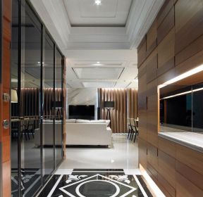 时尚家装设计走廊过道吊顶效果图-每日推荐