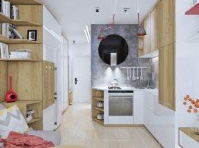 节省空间整体厨房设计装修效果图图片