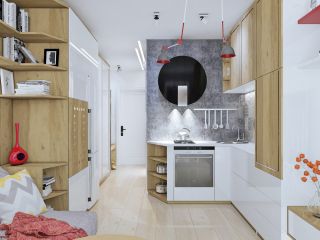 节省空间整体厨房设计装修效果图图片