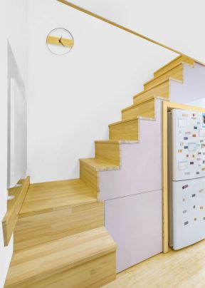 小平米房子装修图 室内楼梯图片
